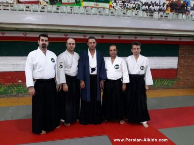 اساتید آیکیدو گیلان و شیهان آق ساقلو