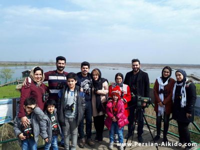 بازدید آیکیدو گیلان از مرکز آموزشی محیط زیستی تالاب انزلی