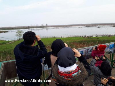 بازدید آیکیدو گیلان از مرکز آموزشی محیط زیستی تالاب انزلی