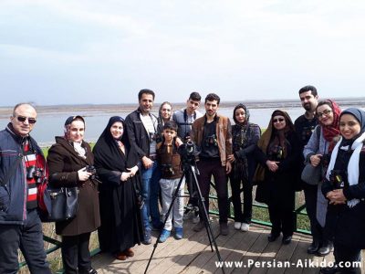 بازدید آیکیدو گیلان از مرکز آموزشی محیط زیستی تالاب انزلی