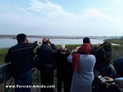 بازدید آیکیدو گیلان از مرکز آموزشی محیط زیستی تالاب انزلی
